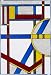 Red Blue ART DECO ARCHITECTURAL 20 Red Blue ART DECO ARCHITECTURAL 20
