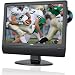 Coby TFDVD1574 15-Inch Widescreen LCD HDTV with Built In DVD Player, Black