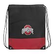 OSU Buckeyes Backpack Bag Drawstring Red Ohio State Draw String Back Pack - For Boys Girls Students or Adults