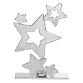 Wire Structure Centerpiece: Silver Stars