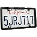 BOYO VTL351 Ultraslim Zinc License Plate Camera (Black Metal)