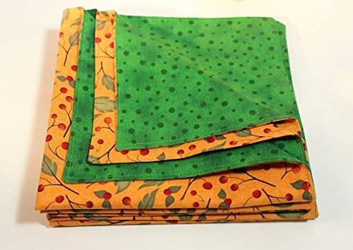Dinner Napkins - Fall - Autumn Fabric - Thanksgiving - Reversible - Set of four