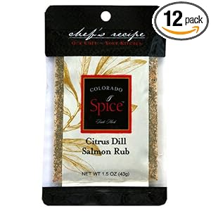 Colorado Spice Company, Seafood Spice, Citrus Dill Salmon Rub, 1.5-Ounce Packet (Pack of... by Colorado Spice