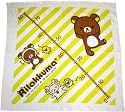 西川リビング リラックマ 湯上げタオル 80&times;80cm 1550-40017 イエロー