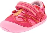 Stride Rite SRT SM Erica First Walker (Infant/Toddler),Hot Pink/Coral Reef,4 M US Toddler