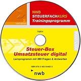Steuer-Box Umsatzsteuer digital 2007/2008. Lernprogramm mit 360 Fragen & Antworten