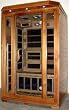 2 Person Sauna 7 Carbon FIR FAR Infrared Heaters +1 Ceramic Floor Heater Red Cedar Wood New