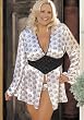 Plus Size Marilyn Print Robe