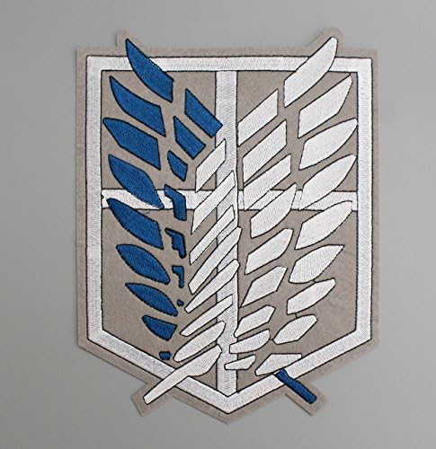 Anime Attack on Titan Embroidered Patch Cosplay Patches for Jacket Back Badge sticker 22*16.5cm