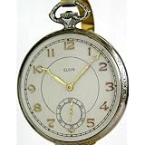#AU12A Elgin GM Wheeler Antique Pocket Watch 12 Size Fancy Solid 14K Gold Case Circa 1922 by Elgin