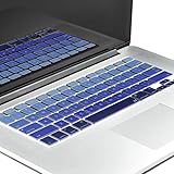 Litop&reg; Blue Gradient Series Silicone Keyboard Cover Keyboard Skin for All MacBook Air 13", MacBook Pro with Retina Display 13"15" 17" Macbook 13" Unibody (Blue Gradient)
