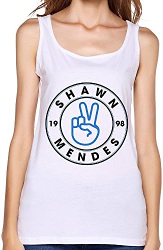 Shawn Handwritten Mendes 1998 Logo Women's Tank Top Tees,S,White