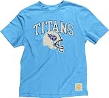 Tennessee Titans Button Hook Slimmer Fit Retro T Shirt By Reebok (XL=46)