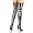 5 Inch Sexy Thigh High Boots Open Back D-Ring Stretch Thigh Boot High Heel Boots Single Sole Black Stretch Patent Size: 6