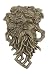 Cast Iron Hanging Bearded Leaf Man Garden Face