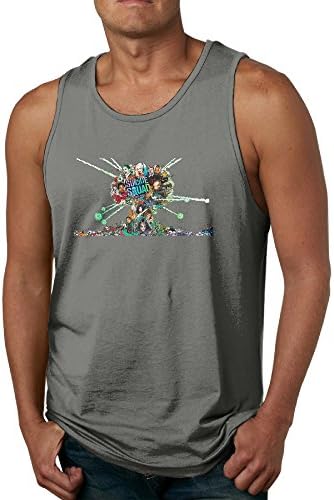 KTKY Man's Suicide Squad Family Athletic Basic Tank Top Top X-Large DeepHeather