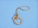 Brass Bowline on Bight Knot Key Chain 5 - Brass Nautical Keychains - Nautical Decor Solid Brass Home Decoration - Executive Promotional Gift