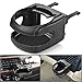 1pc Black Hard Clip-on Two Clips Fixed On Car Existing Air Conditioner Vent Mount Insert Soft Drink Beverage Water Coffee Cup Bottle Can Stand Holder Universal For Sedan Coupe Jeep Convertible