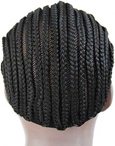 Meili Protea 1 piece Braid Wig Caps Crotchet Black Color Spider Braiding Wig Cap Weaving Cap with Braids