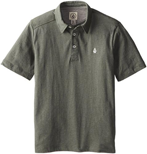 Volcom Big Boys' Wowzer Polo Short Sleeve, Slate Grey, Large
