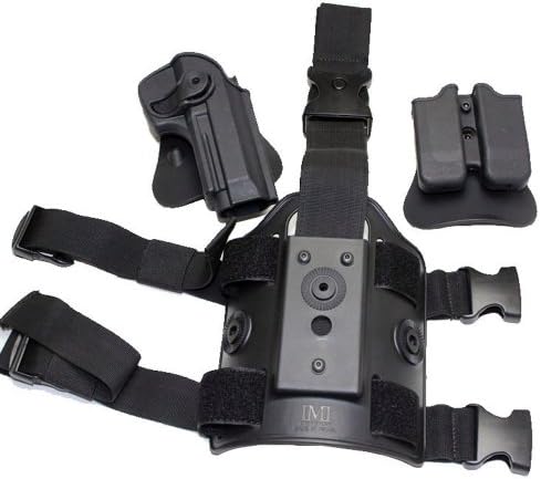 Tactical Polymer Retention Airsoft Paintball Holster Set