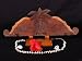 PALM TREE HANGER - 20" ANTIQUE FINISH - ISLAND DECOR