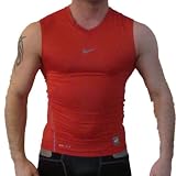 Nike Pro Combat Dri Fit Compression Baselayer/Vest, Red