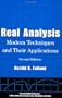 Real Analysis: Modern Techniques and Their Applications (Pure and Applied Mathematics: A Wiley Series of Texts, Monographs and Tracts)