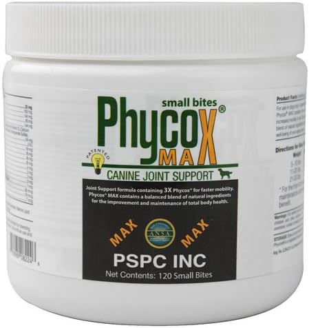 Phycox Canine Joint Support MAX Small Bites -- 120 Soft Chews