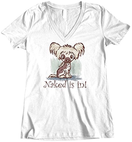 303T Women's Naked Is In Chinese Crested Dog 