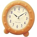 SEIKO CLOCK(セイコークロック) 掛置兼用 キッチン&バスクロック オレンジNZ501E