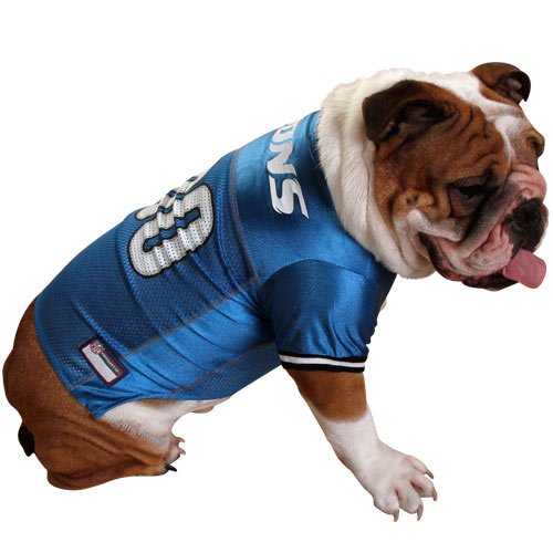 Detriot Lions pet dog mesh game jersey NFL SM 7-15lbs