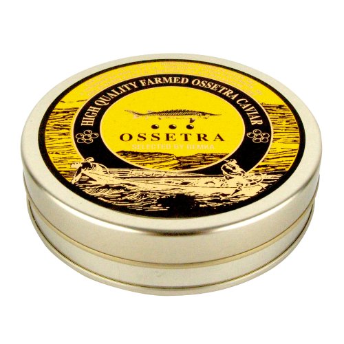 Bemka.com Californian Ossetra Transmontanous Farmed Caviar, 2008, 1 pound Tins by Bemka.com