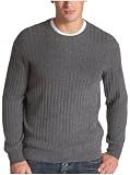 Choix Des Sportifs Mens Cable Crew Neck Cashmere Sweater