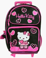 Black Hello Kitty Luggage Backpack : Kitty Wheeled Backpack