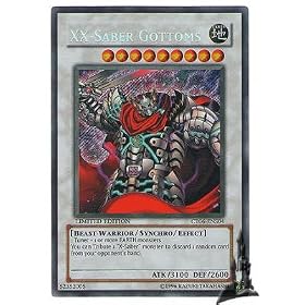 YuGiOh 5D's XX-Saber Gottoms CT06-ENS04 Secret Rare Promo Card
