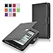 Kindle Case - Exact Amazon Kindle 7th Gen Case [PRO Series] - Premium PU Leather Folio Case for Amazon Kindle 7th Generation E-Reader (2014) Black