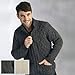 100% Soft Irish Merino Wool Full Zip Aran Sweater by West End Knitwear