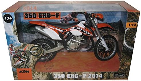 2014 KTM 350 EXC-F Dirt Motorcycle Model 1/12 by Automaxx 604400
