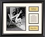 Marilyn Monroe - Beach Chair - Framed 7 x 9 Photograph