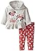 Disney Baby Girls' Peek A Bow Minnie Mouse Fleece Hoodie Set