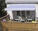 11FT Smoke Blue 1000XT Retractable Awning - B000ZM1XI6