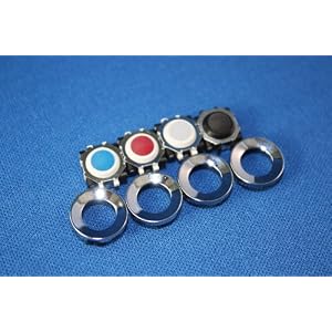 4x Blackberry Trackball Joystick (White, Black, Blue, Red) 