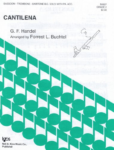 Cantilena for Bassoon with Piano Accompaniment