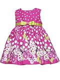 Rare Editions Infant Girls Fucshia Pink Butterfly Easter Dress