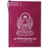 Handmade Magenta Buddha Journal
