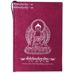 Handmade Magenta Buddha Journal