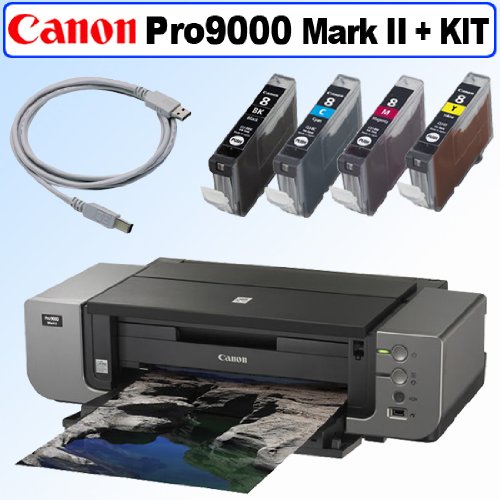 Canon PIXMA Pro9000 Mark II Inkjet Photo Printer + Accessory Kit