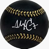 Alex Cora Autographed Black Leather MLB Baseball