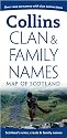 Pictorial Maps - Clan and Family Names Map of Scotland